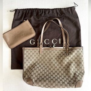 Gucci Monogram Tote Bag